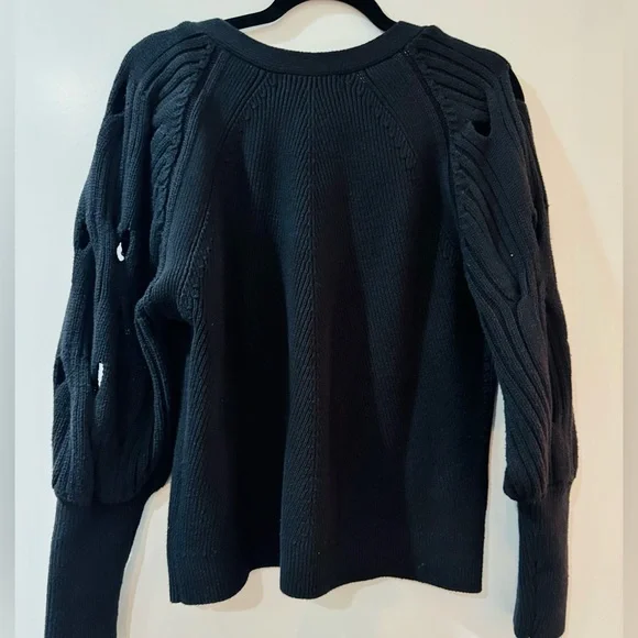 JONATHAN SIMKHAI Plunge Neckline Sweater | Size: M - Picture 5 of 6